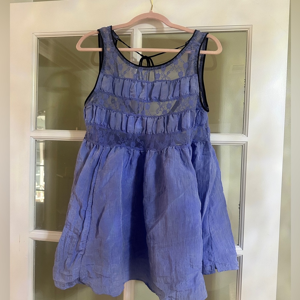 Free People lace tunic top